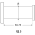 АЛЛЮР ГД-3 БШт 50-75мм d=14мм золото Глазок дверной  (600,12)