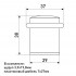 Soller ограничитель дверной М71В хром Н-38мм (360,36)
