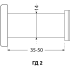 АЛЛЮР ГД-2 БШт 35-50мм d=14мм золото Глазок дверной  (600,12)