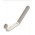 Домарт крючок-вешалка 2-рожковый белый антик (50)