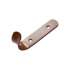 Домарт крючок-вешалка 1-рожковый коричневый металлик (50)
