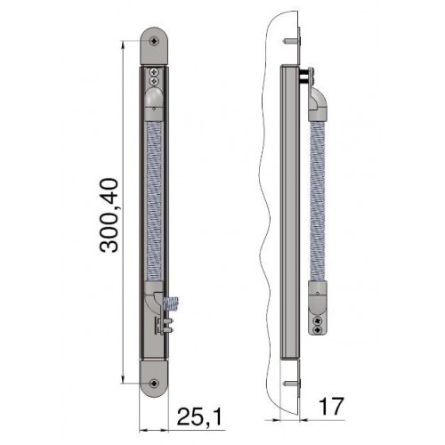 Крит кабель-переход КП-300 (WCB001-304) арт.03849 длина 30 см (50)