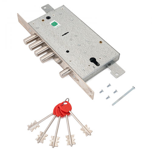 Гардиан 25.12Т ДЛ.КЛЮЧ (ЗК.202Н-01/114мм) 2-х кл. 5кл ЗЩ б/о  Замок врезной тяжелый (5)