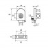 СТАНДАРТ 806 на 1 стекло замок мебельный (200,10)