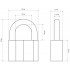 СТАНДАРТ AL-770 d11,5мм ЕВРОПАКЕТ Замок навесной (96,24,12)