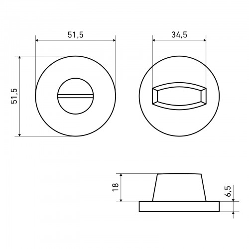 Сантехническая завертка к ручкам АЛЛЮР АРТ BK-R9 SC(0190) мат.хром (100,10)