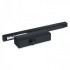 NOTEDO Доводчик дверной  DC-085 SL+HO BLACK черный со скользящей тягой, с фикс. до 80 кг (10)