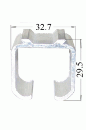 Направляющие для роликов с пазом  В-103  (3м)