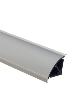 Плинтус Rehau WAP113, алюминий magic, L 3000