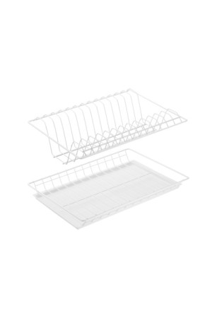 Посудосушитель с рамкой, 400 мм, белый