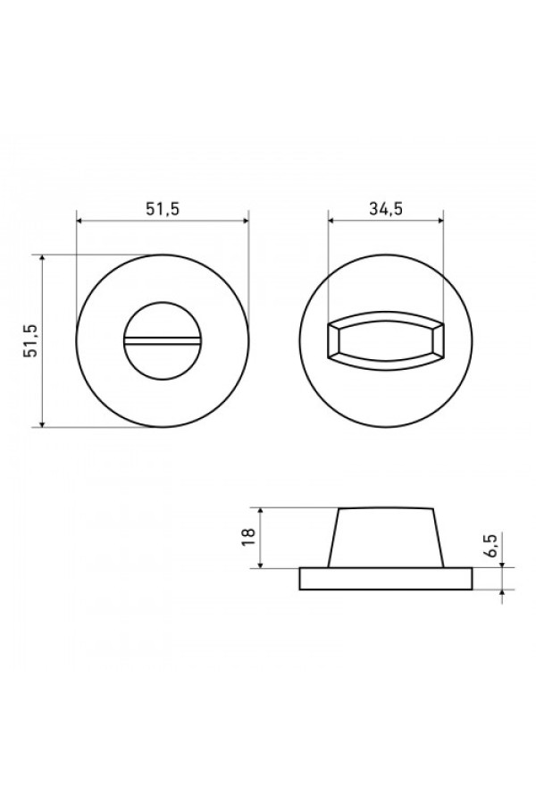 Сантехническая завертка к ручкам АЛЛЮР АРТ BK-R9 BL(01150) матовый черный (100,10)