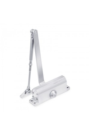 NOTEDO Доводчик дверной  DC-080 DA SILVER до 100 кг сереб. (10)