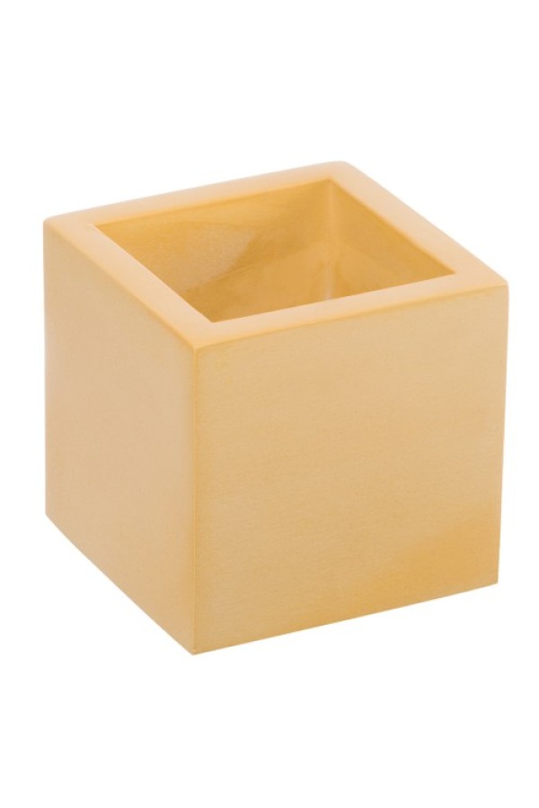 Кашпо Квадро, 0,2л., желтый