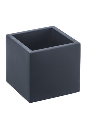 Кашпо Квадро, 6л., антрацит