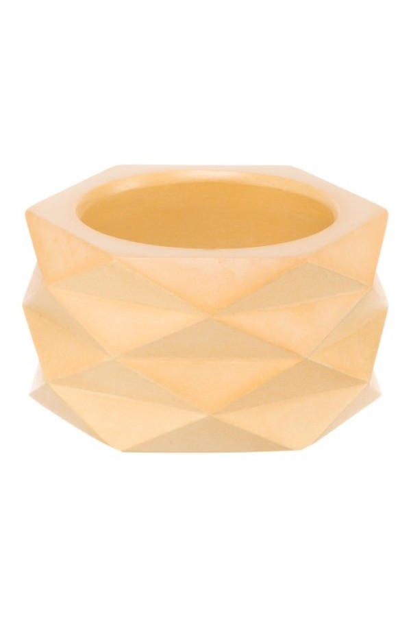 Кашпо Геометрия, 0,15л., желтый