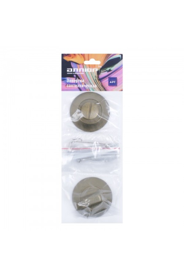 Сантехническая завертка к ручкам АЛЛЮР АРТ BK-R1 OB/OB (31132) состаренная бронза (100,10)