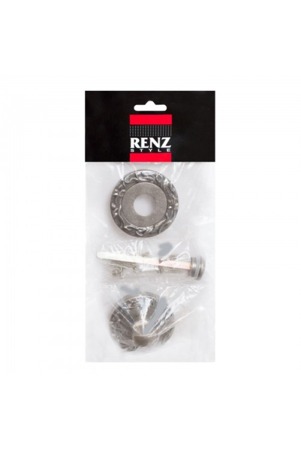Сантехническая завертка к ручкам RENZ малая BK 20 SL серебро античное (6)