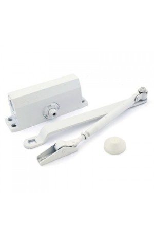 NOTEDO Доводчик дверной  DC-040 WHITE до 40 кг белый (10)