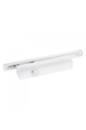 NOTEDO Доводчик дверной  DC-045-155 SL+HO+DA+BC WHITE со скольз.тягой до 150 кг (6)