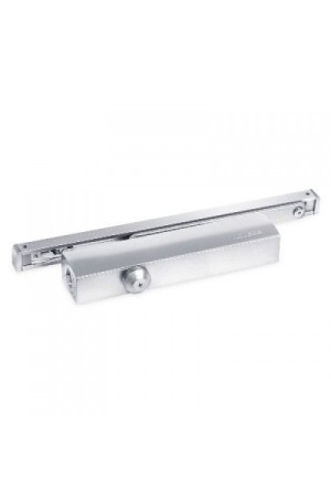 NOTEDO Доводчик дверной DC-045-155 SL+HO+DA+BC SILVER со скольз.тягой до 150 кг (6)
