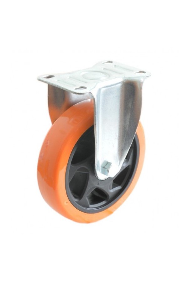 Колесо  б/г полиуретан. неповорот. PVC  75мм (Medium)