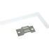 Держатель настенный с креплением для гардин 120мм покрытие: полимер белый