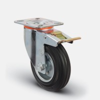 Колеса промышленные поворотные с тормозом (EM 01 SMR F)