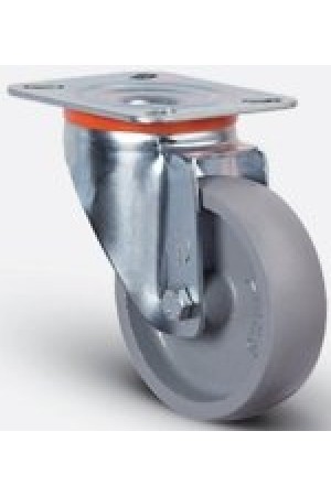 Колесо термостойкое чугунное поворотное  80 мм ( EM 01 VKV 80 ) EM01-VKV-80