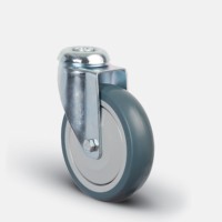Колесо аппаратное с подшипником поворотное под болт M12 ( ER04 MBT), диск-полипропилен