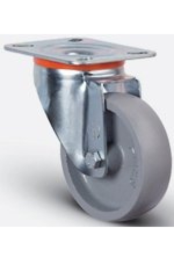 Колесо термостойкое чугунное поворотное  80 мм ( EM 01 VKV 80 ) EM01-VKV-80