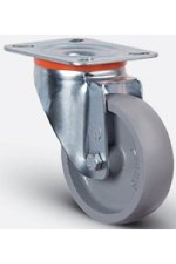 Колесо термостойкое чугунное поворотное  80 мм ( EM 01 VKV 80 ) EM01-VKV-80
