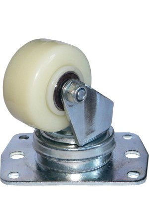 Колесо нейлон CARGO CASTER, 57мм, площадка - прямоугольник, пылезащита - сталь 2825-02
