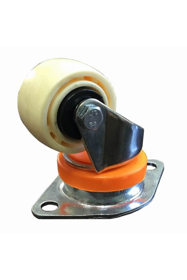 Колесо нейлон CARGO CASTER, 62мм, площадка - РОМБ, пылезащита - нейлон 2820-01