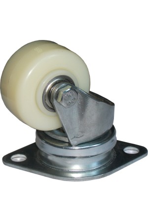 Колесо нейлон CARGO CASTER, 62мм, площадка - РОМБ, пылезащита - сталь 2825-01