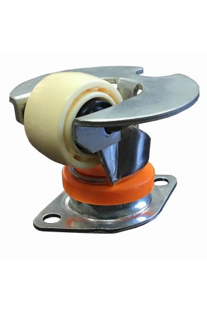 Колесо нейлон CARGO CASTER, 62мм, с платформой, площадка - РОМБ, пылезащита - нейлон 2820-01-T