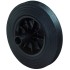 Колесо для мусорных контейнеров 200мм (C80-KU (Axle)) 4000200-KU