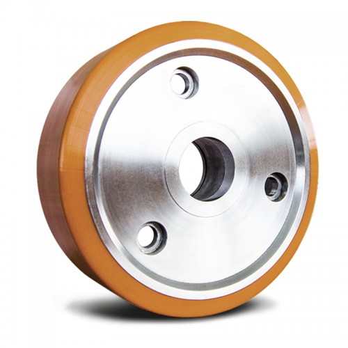 Колесо полиуритановое   HQP 285x100-ø40-3xø16   HQP 285x100-ø40-3xø16