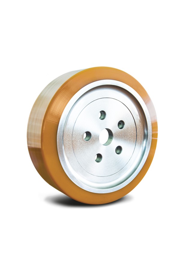 Колесо полиуритановое HQP 254x90-Ø40-5xØ15 HQP 254x90-Ø40-5xØ15