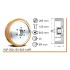 Колесо полиуритановое HQP 285x100-Ø40-6xØ9 HQP 285x100-Ø40-6xØ9