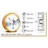Колесо полиуритановое HQP 285x100-Ø40-3xØ16 Двойное поршневое кольцо HQP 285x100-Ø40-3xØ16Дв