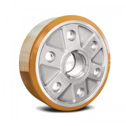 Колесо полиуритановое HQP 285x100-Ø40-6xØ16 1 HQP 285x100-Ø40-6xØ16