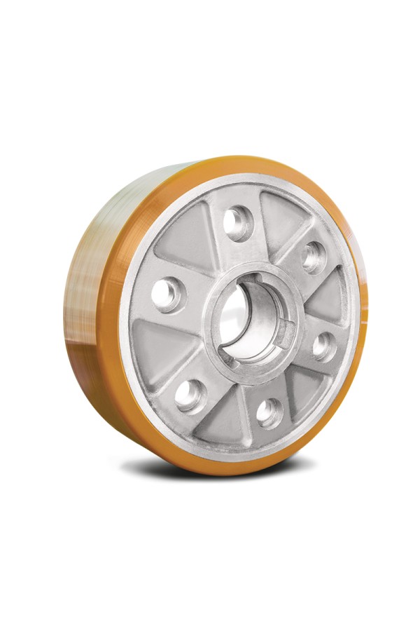 Колесо полиуритановое HQP 285x100-Ø40-6xØ16 1 HQP 285x100-Ø40-6xØ16