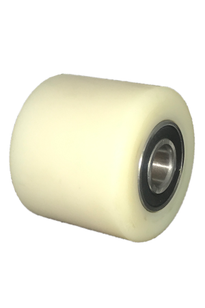 Колесо (нейлон) б/г без кронштейна малое для рохли  80*70мм 104080-70-Flat-Nylon