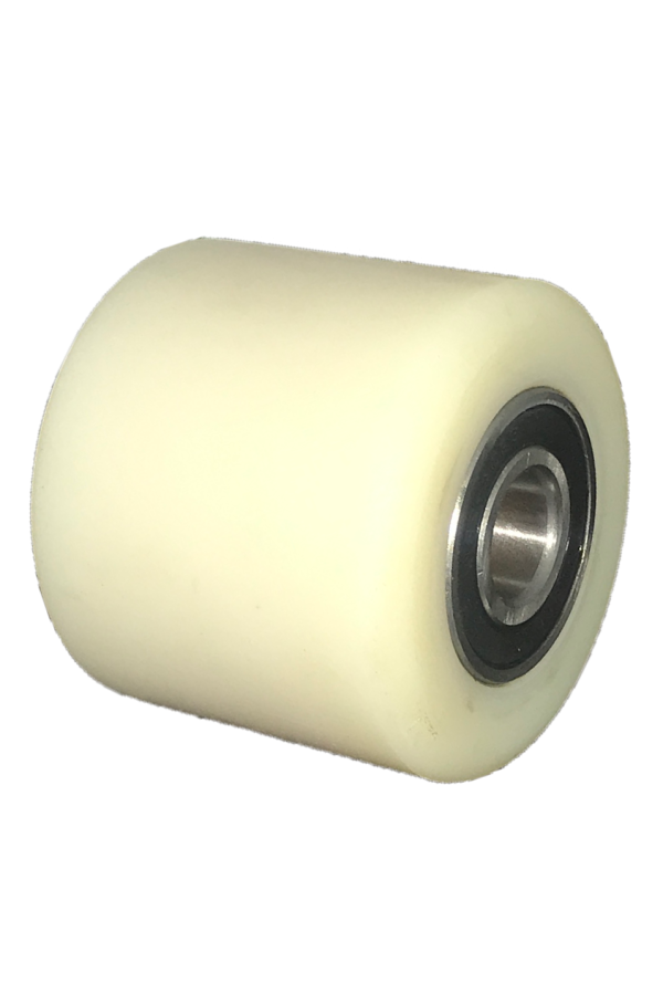 Колесо (нейлон) б/г без кронштейна малое для рохли  80*70мм 104080-70-Flat-Nylon