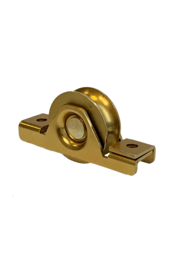 Роликовое колесо для откатных ворот, БЕЗ площадки  60мм, анодированное. LP-60mm