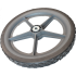 Колесо полиуретановое со спицами, 400мм(12мм), (16х1,75) SPOKES-400