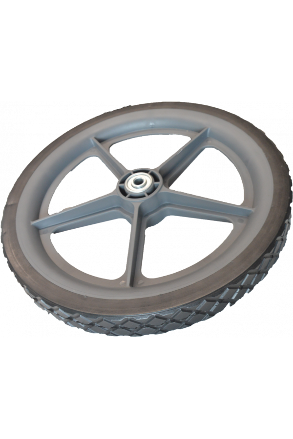 Колесо полиуретановое со спицами, 400мм(12мм), (16х1,75) SPOKES-400