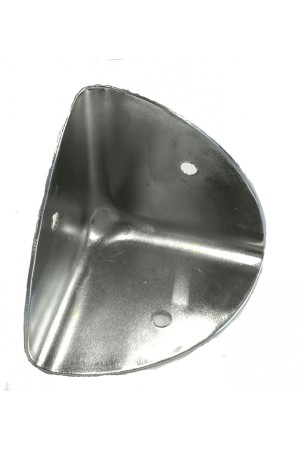 Уголок чемоданный 43*43*0.8мм(ф3.0), хром, ( CS-01 ) УЧ43-Хр