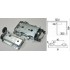 Ролики шкаф-купе типа  KOMANDOR (3260005) KOMANDOR
