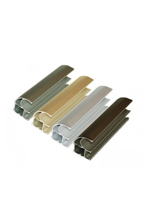 Ручка-профиль 2,7м асиметричный (золото) под ДСП 16мм, ( XGX-1068 ) 0-2